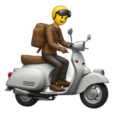 mod with vespa sticker