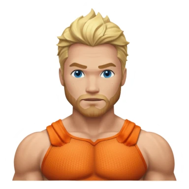Aquaman with blue eyes sticker