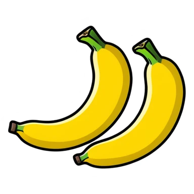 banana peel sticker
