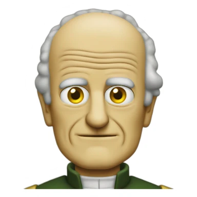 Montgomery Burns in roman sticker