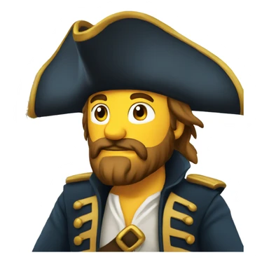 Helmsman Pirate ship sticker