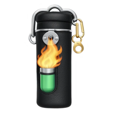 Smoke bomb pouch and belt
 sticker