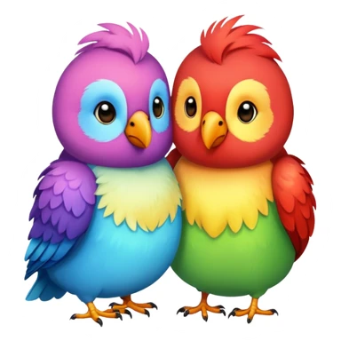 Cria passarinho de amor  sticker