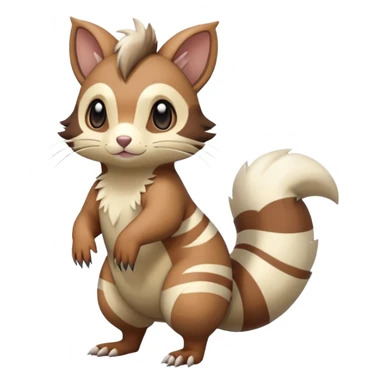 Furret-Linoone-Hybrid (Full body) sticker