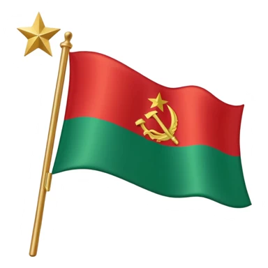 Transnistria flag waving sticker