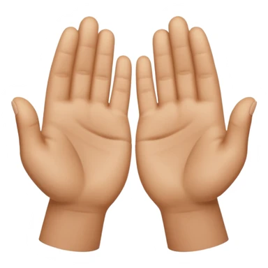 hands held up sticker