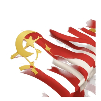 apple style flag of the ussr sticker