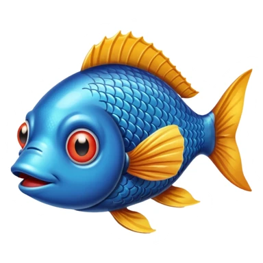 3 eyed fish with the number 10000 in it sticker