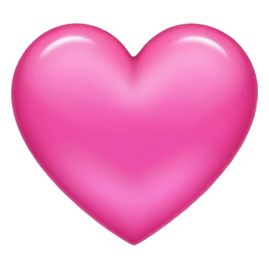 A glowing pink heart. Make it glow like crazy. Very bright and intense sticker