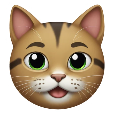 lol emoji whit cat sticker