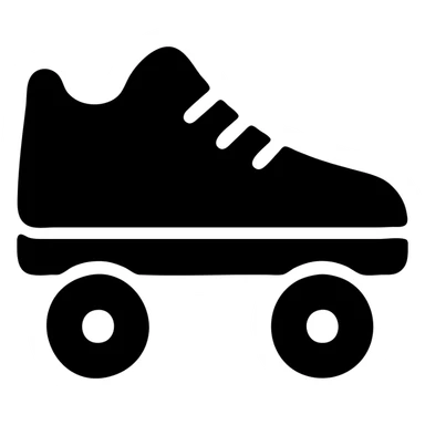 sneakers on wheels sticker