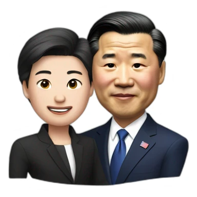 president xi jin ping with joe biden sticker