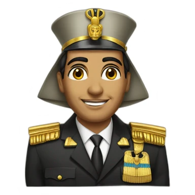 sisi egyptian leader sticker