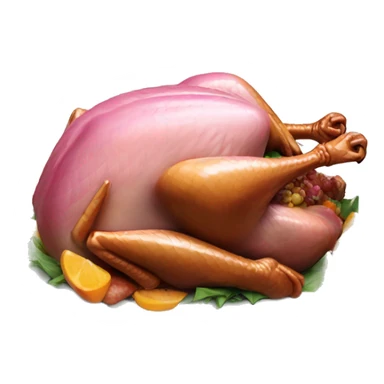 Pink-roasted turkey  sticker