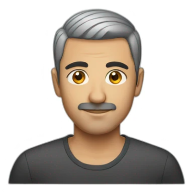 turkish man with short hair sticker