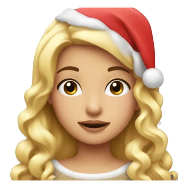 Cute Christmas girly sticker