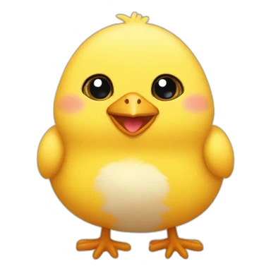 animal/chick/cute/smile sticker