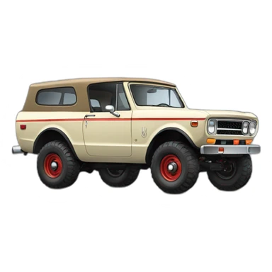 International harvester scout sticker