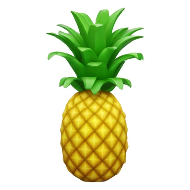 3D Pineapple  sticker