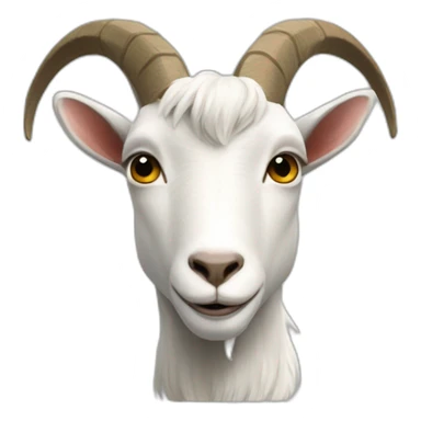 halland a goat sticker