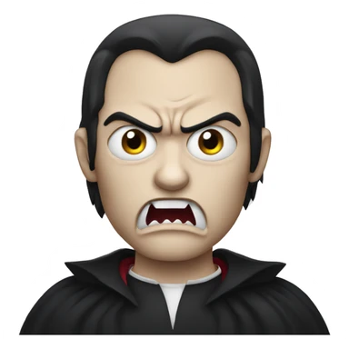 vampire angry  sticker