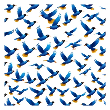 Power animé mille oiseaux  sticker