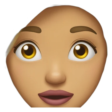 Hoda lip bitting sticker