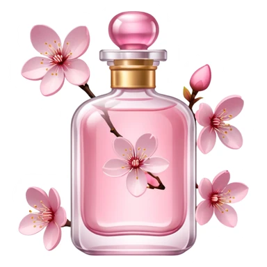 Sakura Cherry Blossom-themed perfume sticker