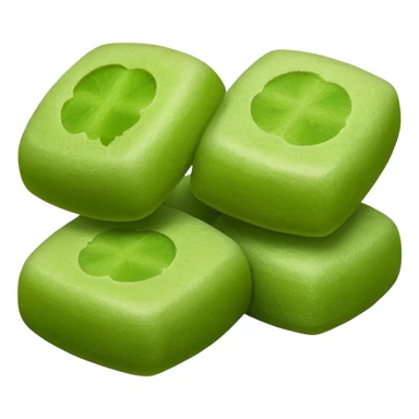 Cute matcha flavored mochi sticker