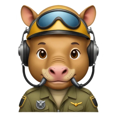 Rhino pilot  sticker
