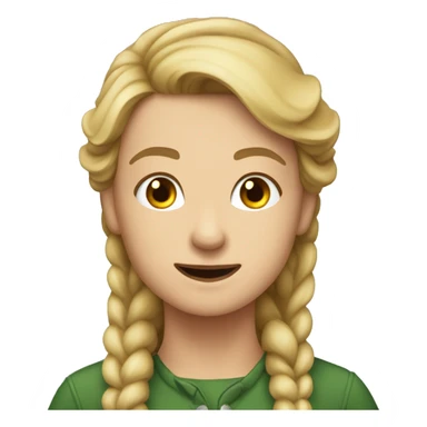 Leonie trägt eine Schleife  sticker