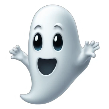 Friendly ghost trading stocks sticker