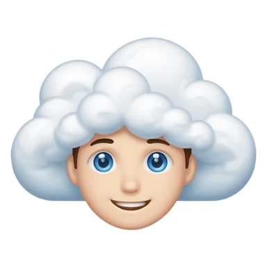 happy Sunny Cloud, eye sticker