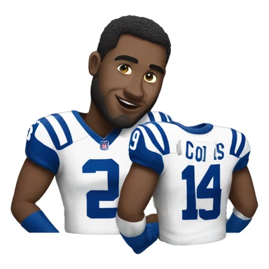 Indianapolis colts players sticker