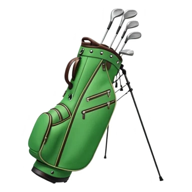 golf bag standing upright sticker