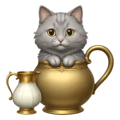 Mujhe Billi aur lauta ki kahani banakar do sticker