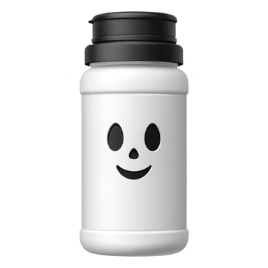 ghost brand protein powder bottle sticker