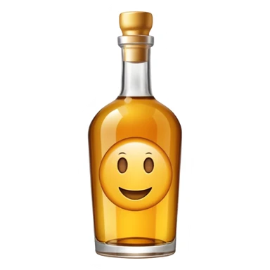 Envasado de botella de licor sticker