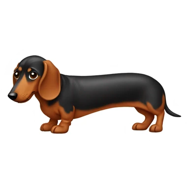 Sausage dog sticker