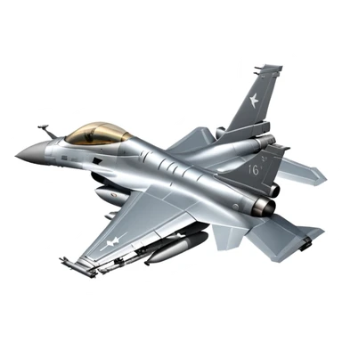 F-16 fighter jet sticker