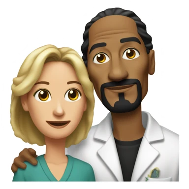 Snoop and martha sticker