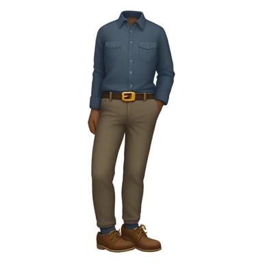 pants belt shoes socks pile sticker