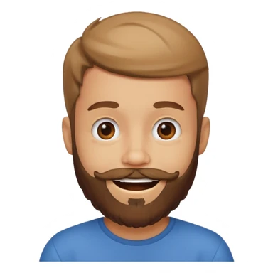 funny bearded boy meme sticker