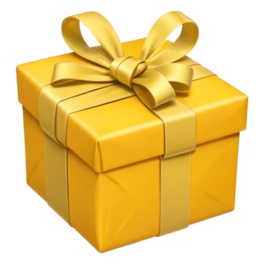 Yellow Present sticker