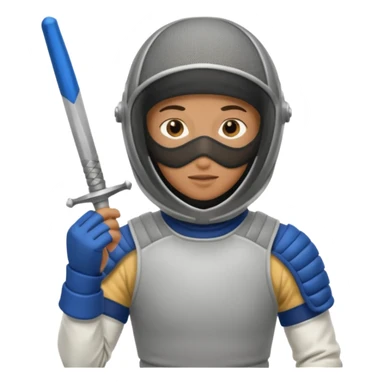 The fencer sticker