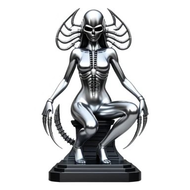 sorayama giger statue sticker