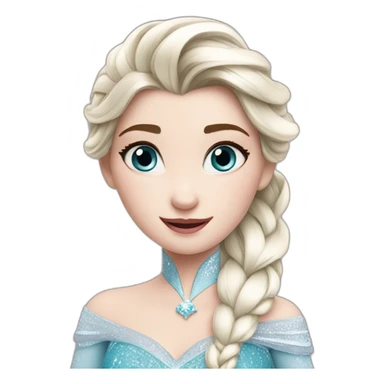 Elsa from frozen sticker