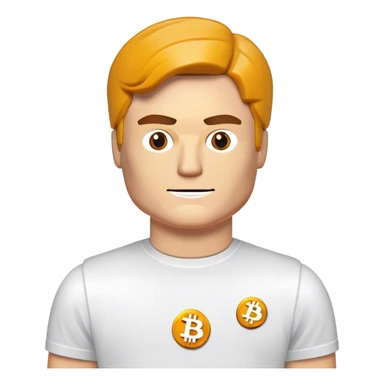 hackeur lego homme bitcoin sticker