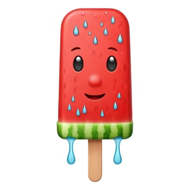 watermelon popsicle sticker