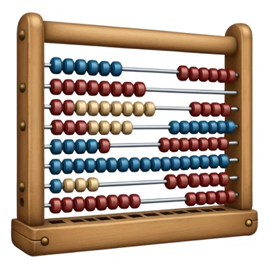 ancient abacus sticker